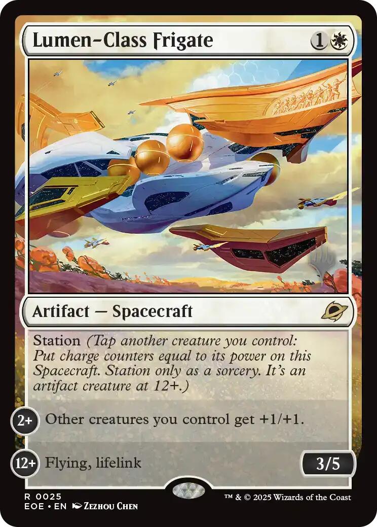 Lumen-Class Frigate [Edge of Eternities Promo Pack] | Good Games Cannington