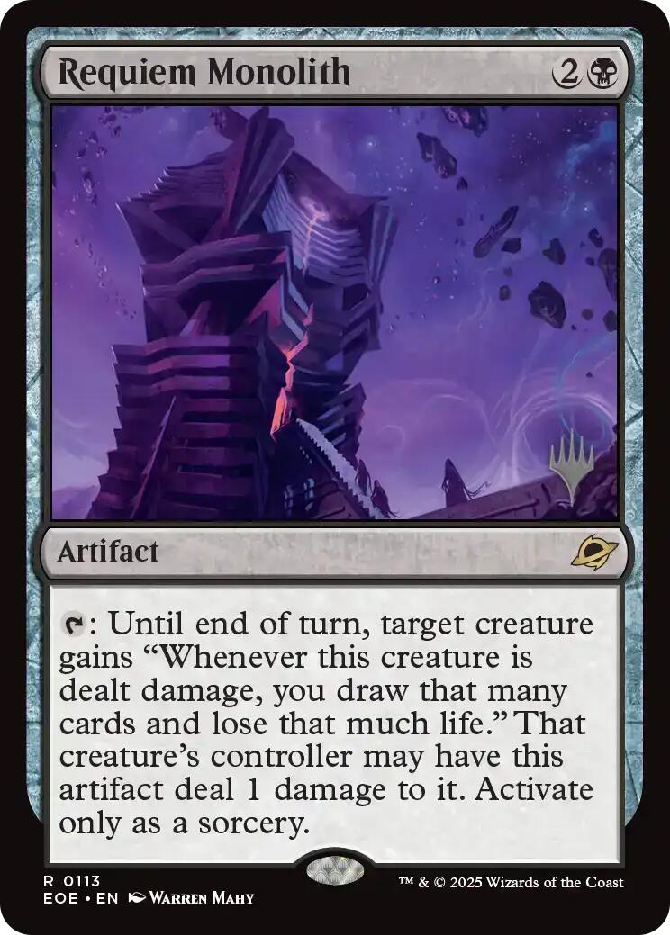 Requiem Monolith [Edge of Eternities Promo Pack] | Good Games Cannington