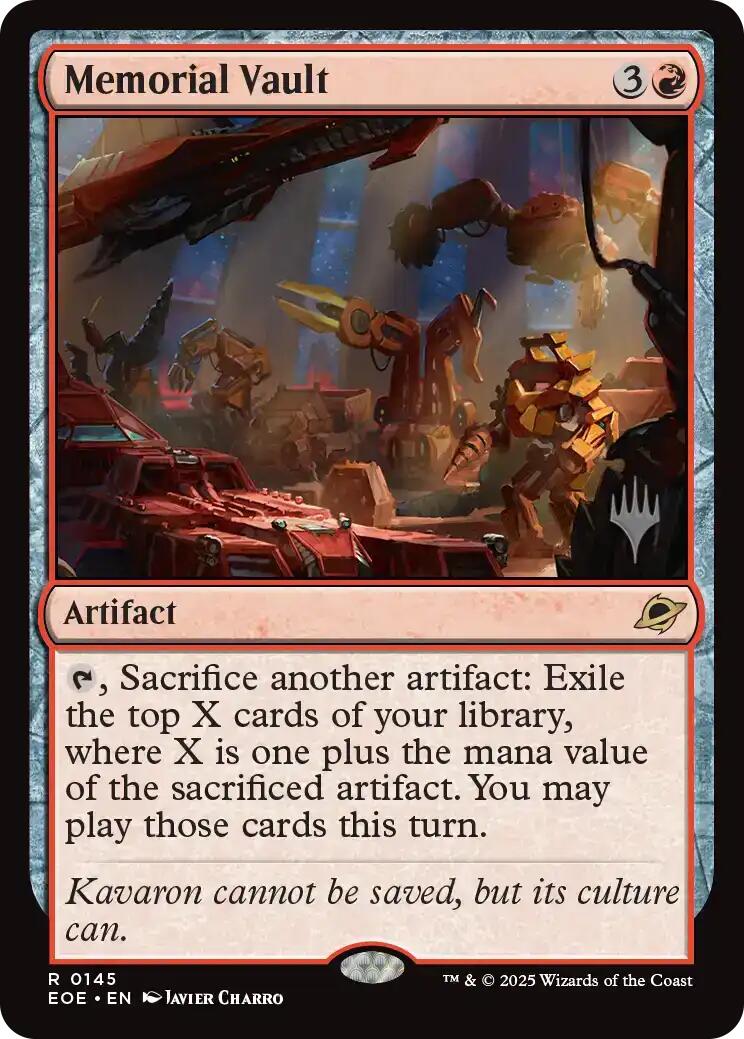 Memorial Vault [Edge of Eternities Promo Pack] | Good Games Cannington