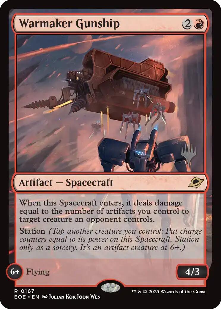 Warmaker Gunship [Edge of Eternities Promo Pack] | Good Games Cannington