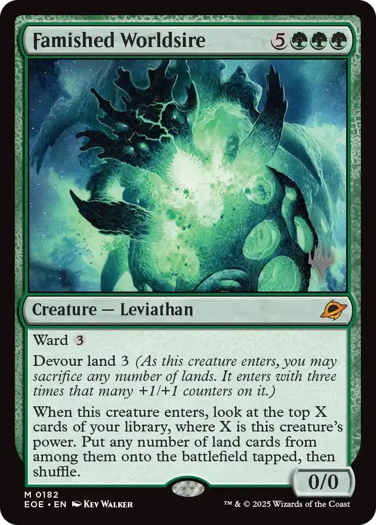 Famished Worldsire [Edge of Eternities Promo Pack] | Good Games Cannington