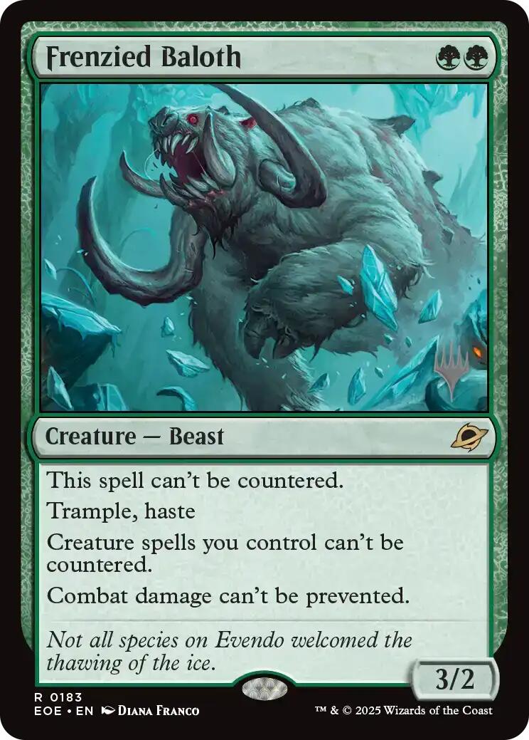 Frenzied Baloth [Edge of Eternities Promo Pack] | Good Games Cannington