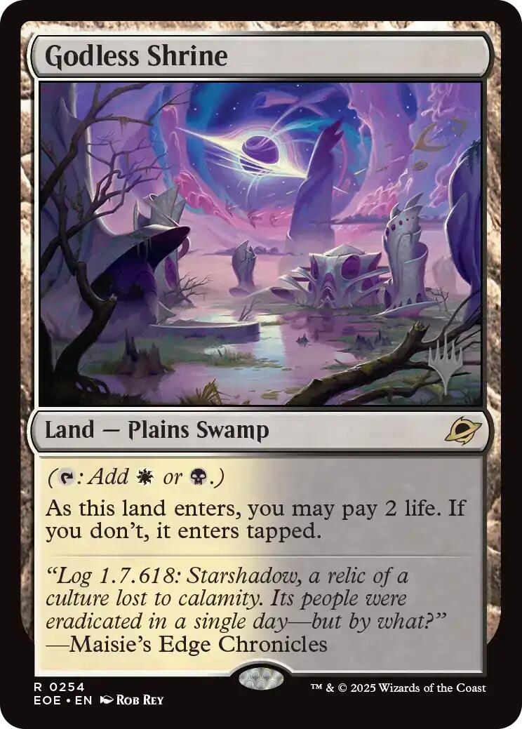 Godless Shrine [Edge of Eternities Promo Pack] | Good Games Cannington