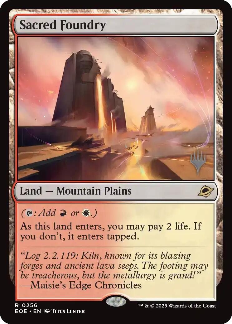 Sacred Foundry [Edge of Eternities Promo Pack] | Good Games Cannington