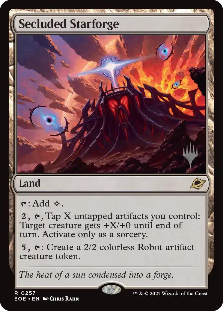 Secluded Starforge [Edge of Eternities Promo Pack] | Good Games Cannington