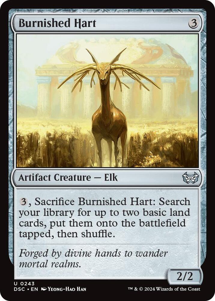 Burnished Hart 243 (Commander: Duskmourn: House of Horror)  | Good Games Cannington