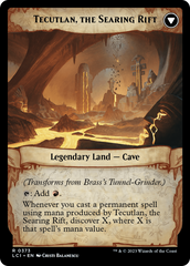 Brass's Tunnel-Grinder // Tecutlan, The Searing Rift (Extended Art) [The Lost Caverns of Ixalan] | Good Games Cannington