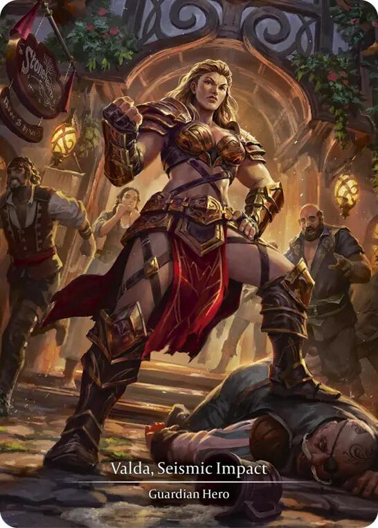 Valda, Seismic Impact (Marvel Cold Foil) [MPG001] (Mastery Pack Guardian)  Cold Foil | Good Games Cannington