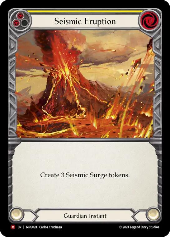 Seismic Eruption [MPG024] (Mastery Pack Guardian)  Rainbow Foil | Good Games Cannington