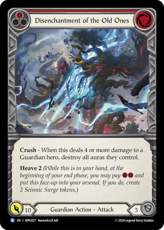 Disenchantment of the Old Ones [MPG027] (Mastery Pack Guardian) | Good Games Cannington