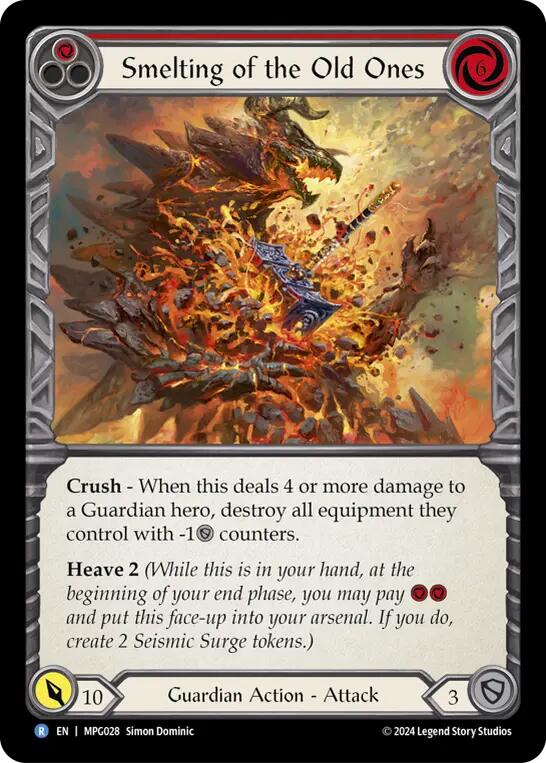 Smelting of the Old Ones [MPG028] (Mastery Pack Guardian)  Rainbow Foil | Good Games Cannington