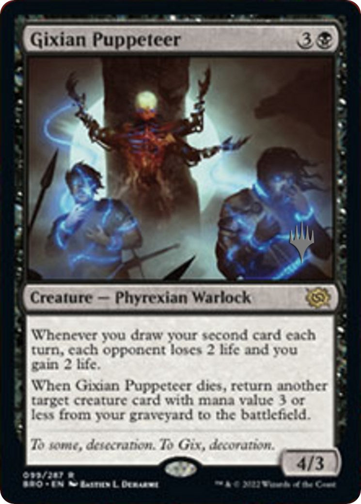 Gixian Puppeteer (Promo Pack) [The Brothers' War Promos] | Good Games Cannington