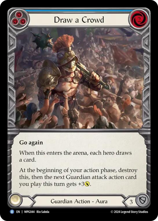 Draw a Crowd [MPG044] (Mastery Pack Guardian)  Rainbow Foil | Good Games Cannington