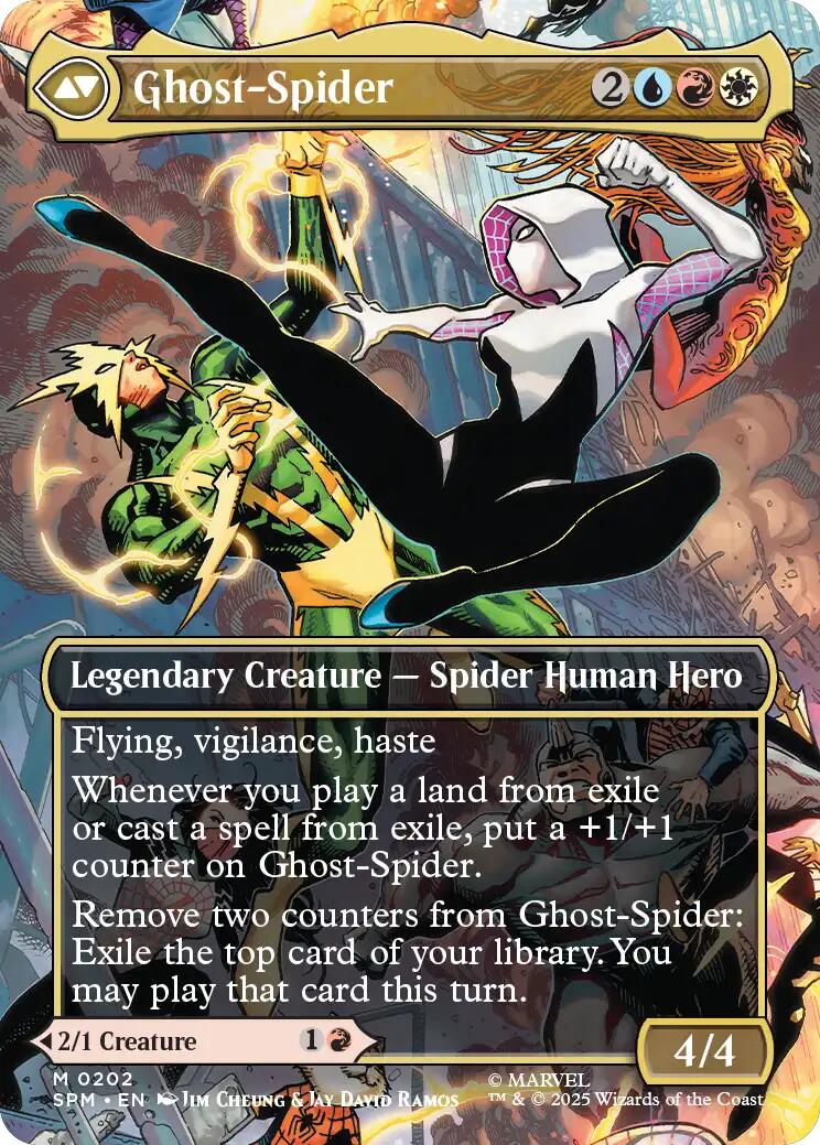 Gwen Stacy (0202) (Borderless) [Marvel's Spider-Man] | Good Games Cannington