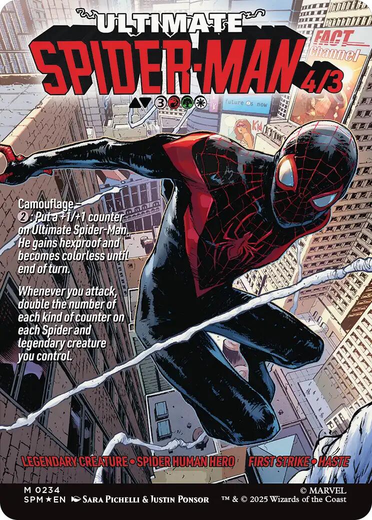 Miles Morales (0234) (Borderless) [Marvel's Spider-Man] | Good Games Cannington