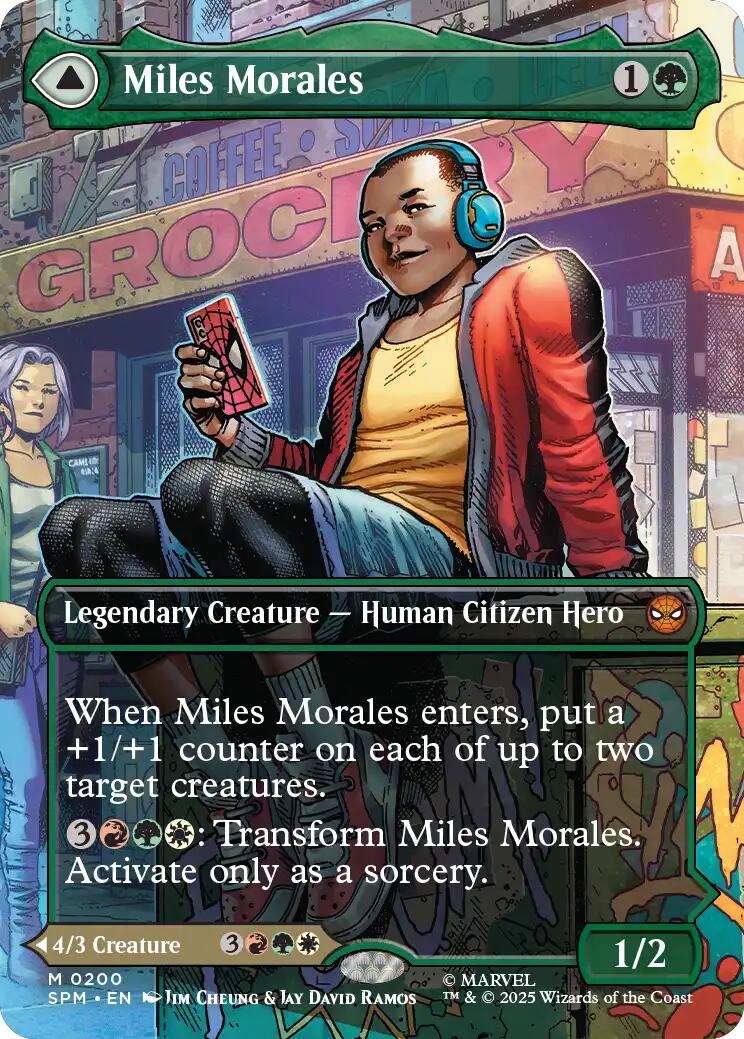 Miles Morales (0200) (Borderless) [Marvel's Spider-Man] | Good Games Cannington