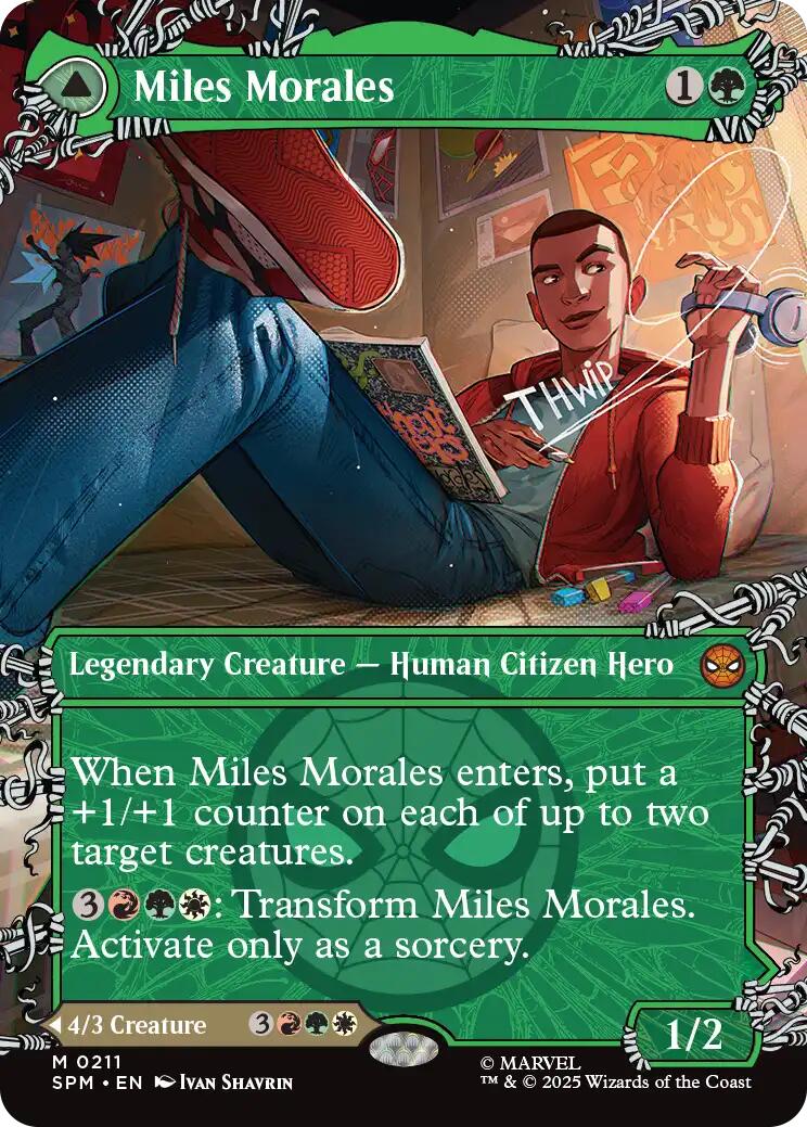 Miles Morales (0211) (Borderless) [Marvel's Spider-Man] | Good Games Cannington