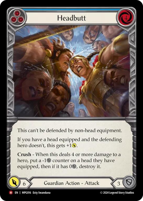 Headbutt [MPG016] (Mastery Pack Guardian)  Rainbow Foil | Good Games Cannington