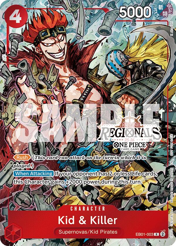 Kid & Killer (Offline Regional Participation Pack 2025 Vol.2) [One Piece Promotion Cards] | Good Games Cannington