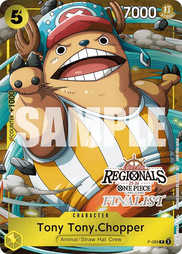 Tony Tony.Chopper (Offline Regional Finalist Card Set 2025 Vol.2) [One Piece Promotion Cards] | Good Games Cannington