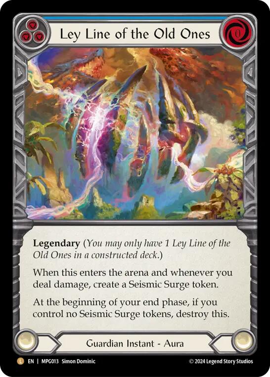 Ley Line of the Old Ones [MPG013] (Mastery Pack Guardian)  Rainbow Foil | Good Games Cannington