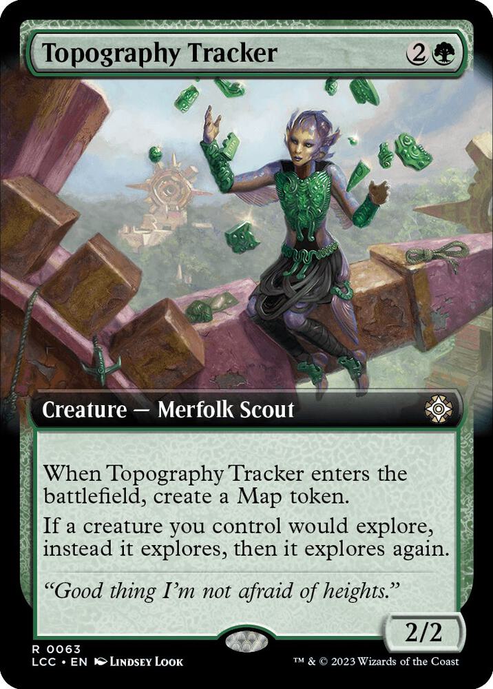 Topography Tracker 63/370 (Commander: The Lost Caverns of Ixalan)  - Extended Art | Good Games Cannington