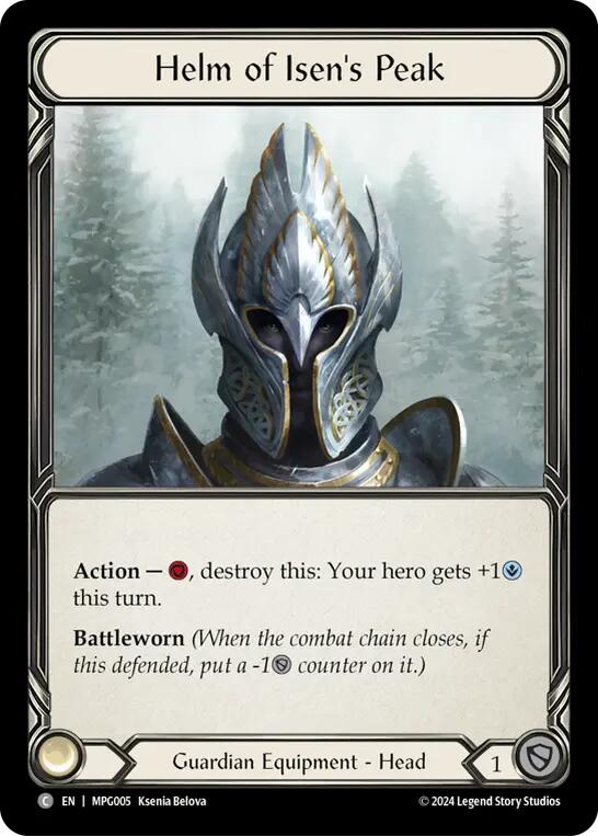 Helm of Isen's Peak [MPG005] (Mastery Pack Guardian) | Good Games Cannington