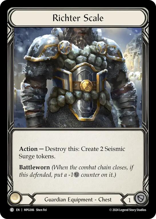 Richter Scale [MPG006] (Mastery Pack Guardian)  Cold Foil | Good Games Cannington