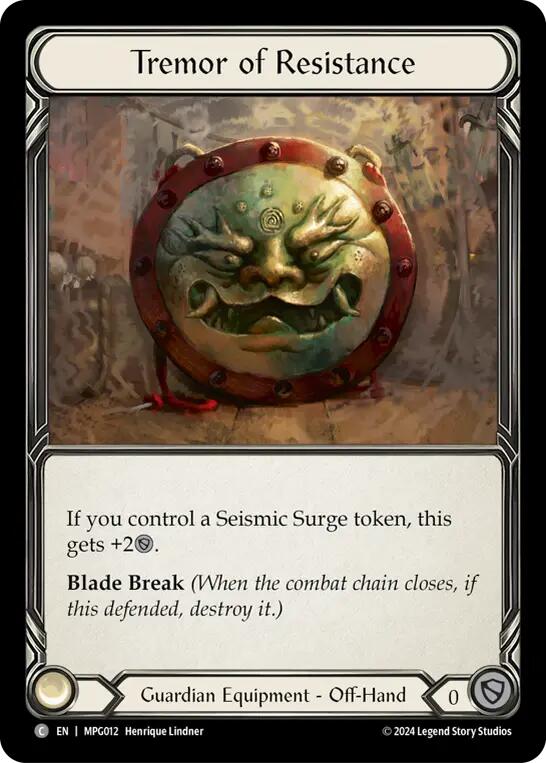 Tremor of Resistance [MPG012] (Mastery Pack Guardian) | Good Games Cannington
