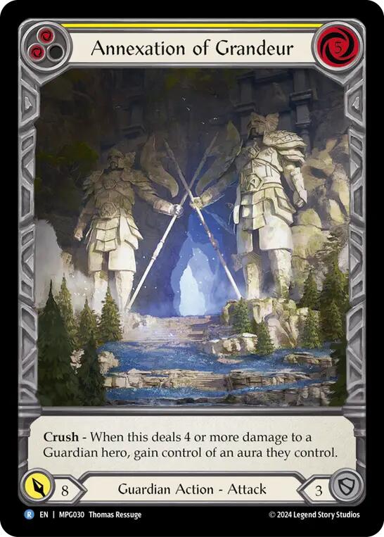 Annexation of Grandeur (Extended Art) [MPG030] (Mastery Pack Guardian)  Rainbow Foil | Good Games Cannington