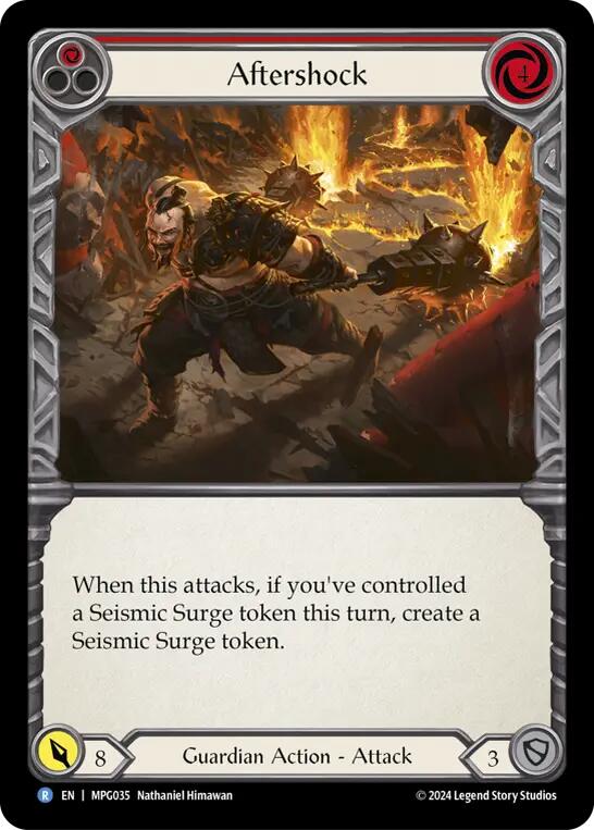 Aftershock (Red) [MPG035] (Mastery Pack Guardian) | Good Games Cannington