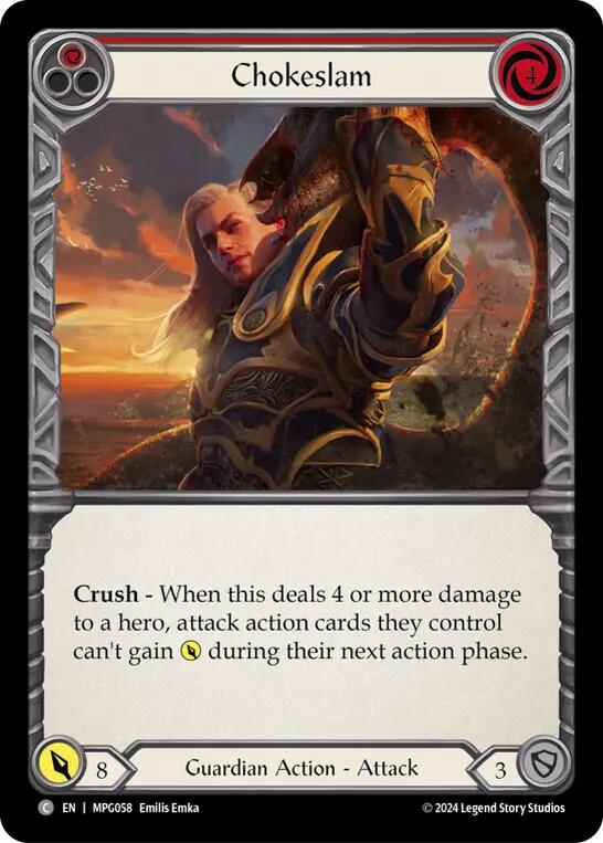 Chokeslam (Red) [MPG058] (Mastery Pack Guardian) | Good Games Cannington