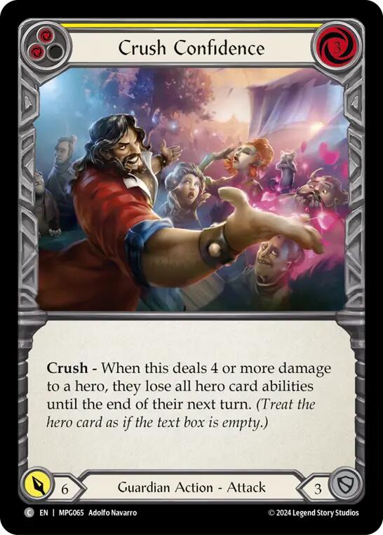 Crush Confidence (Yellow) [MPG065] (Mastery Pack Guardian) | Good Games Cannington