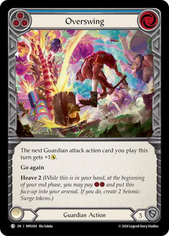 Overswing (Blue) [MPG093] (Mastery Pack Guardian) | Good Games Cannington