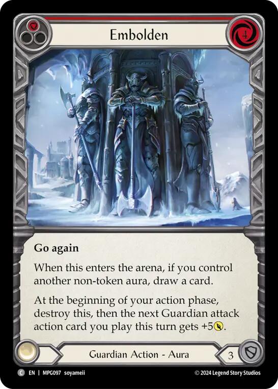 Embolden (Red) [MPG097] (Mastery Pack Guardian) | Good Games Cannington