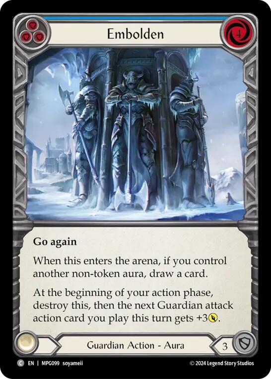 Embolden (Blue) [MPG099] (Mastery Pack Guardian) | Good Games Cannington