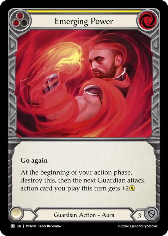 Emerging Power (Yellow) [MPG101] (Mastery Pack Guardian) | Good Games Cannington
