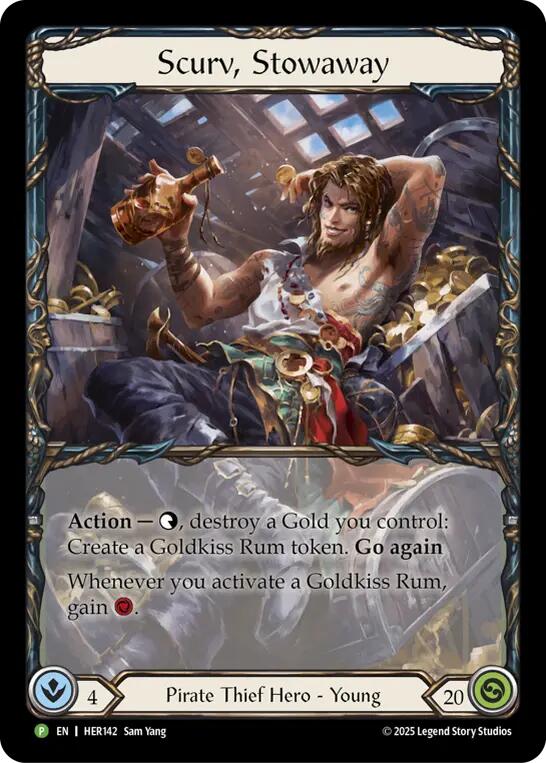 Scurv, Stowaway [HER142] (Promo)  Rainbow Foil | Good Games Cannington