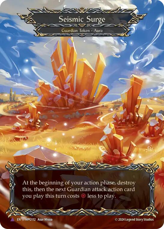 Seismic Surge (Crystal) (Marvel) [MPG112] (Mastery Pack Guardian)  Cold Foil | Good Games Cannington