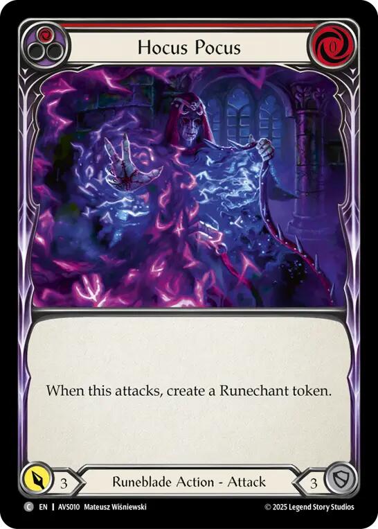 Hocus Pocus (Red) [AVS010] (Armory Deck: Legends Viserai) | Good Games Cannington