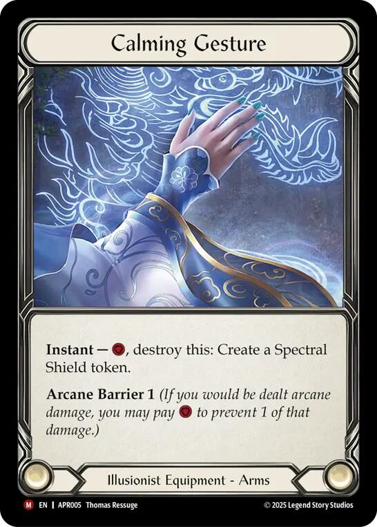 Calming Gesture [APR005] (Armory Deck: Legends Prism) | Good Games Cannington