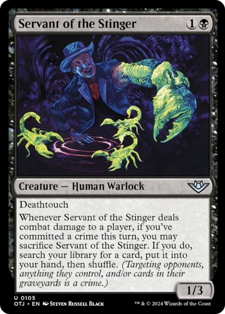Servant of the Stinger [Outlaws of Thunder Junction] | Good Games Cannington