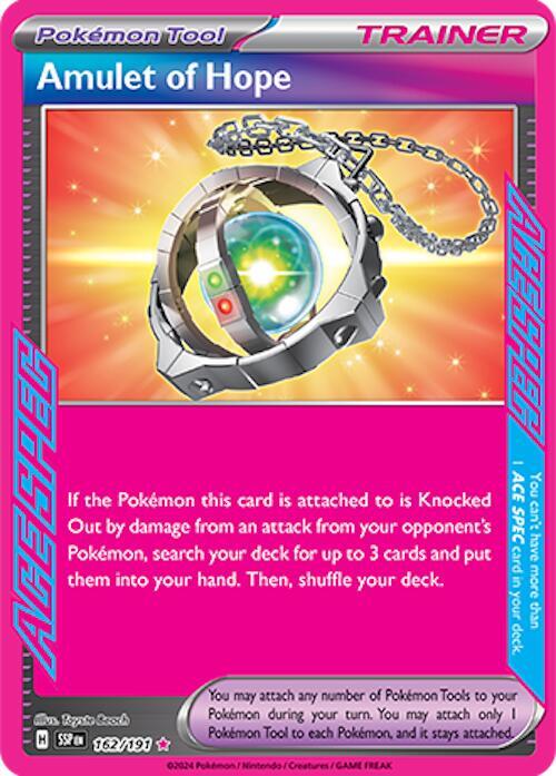Amulet of Hope 162/191 (SV08: Surging Sparks)  - Holofoil | Good Games Cannington