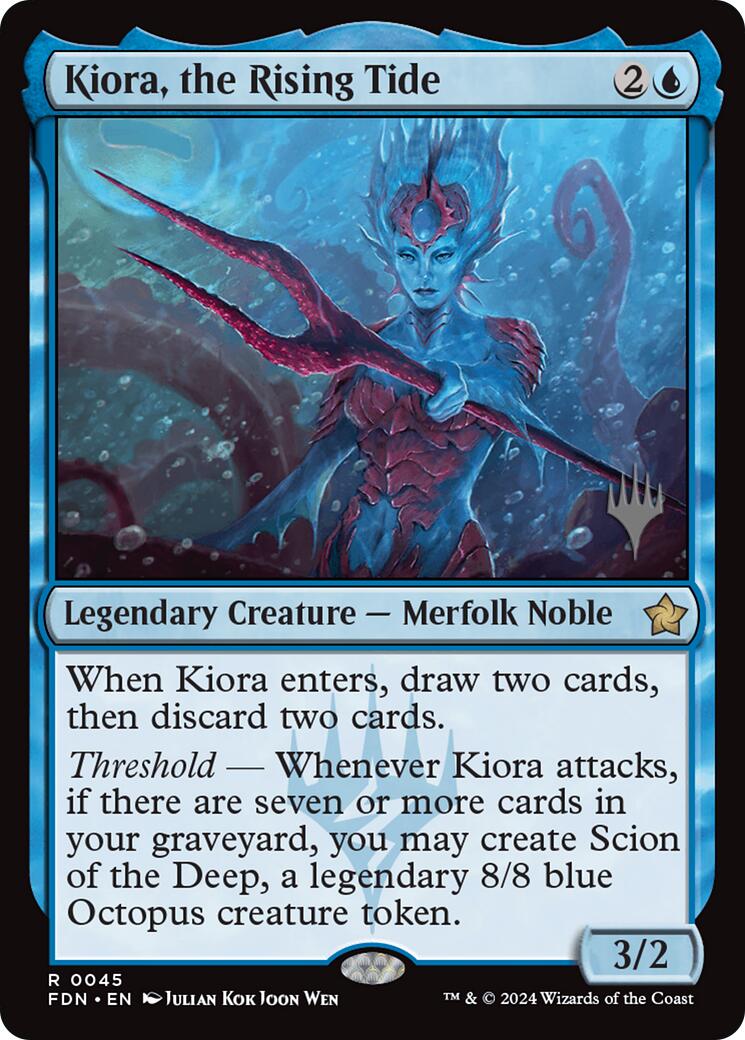 Kiora, the Rising Tide [Edge of Eternities Promo Pack] | Good Games Cannington