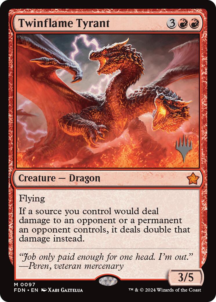 Twinflame Tyrant [Edge of Eternities Promo Pack] | Good Games Cannington