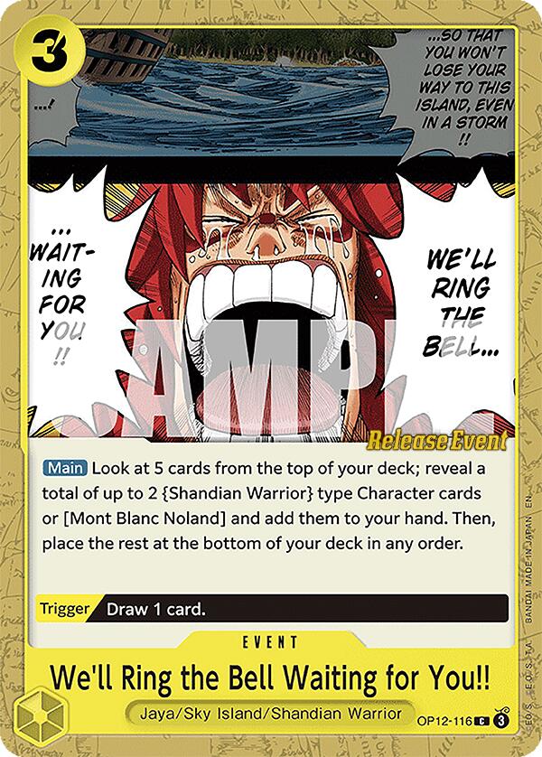 We'll Ring the Bell Waiting for You!! [Legacy of the Master Release Event Cards] | Good Games Cannington