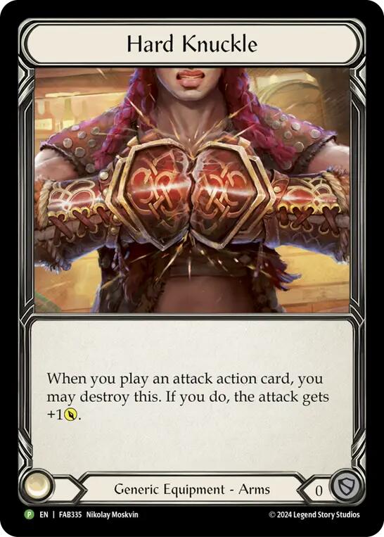 Hard Knuckle [FAB335] (Promo)  Cold Foil | Good Games Cannington