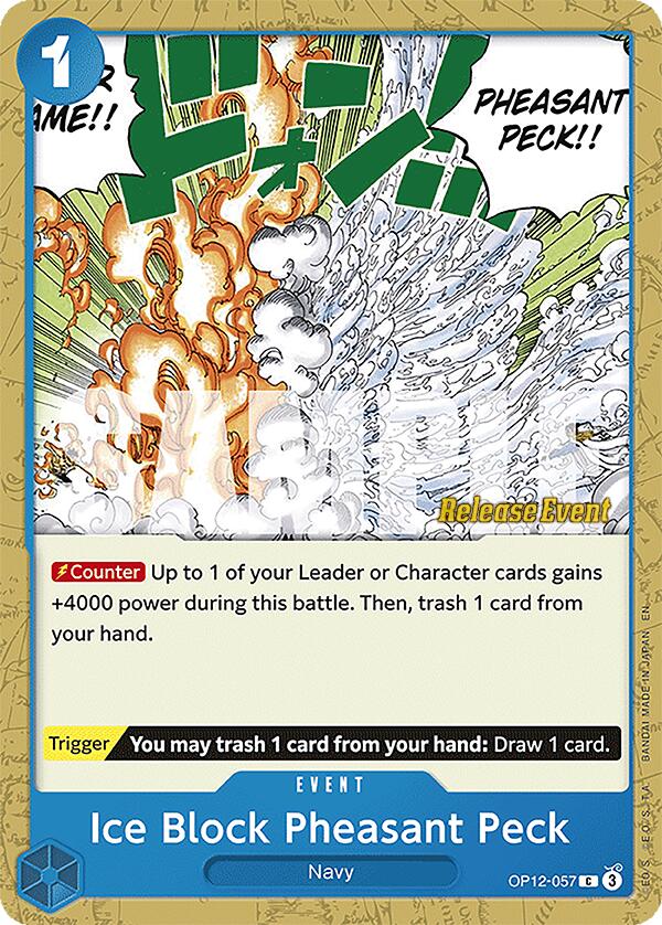 Ice Block Pheasant Peck [Legacy of the Master Release Event Cards] | Good Games Cannington