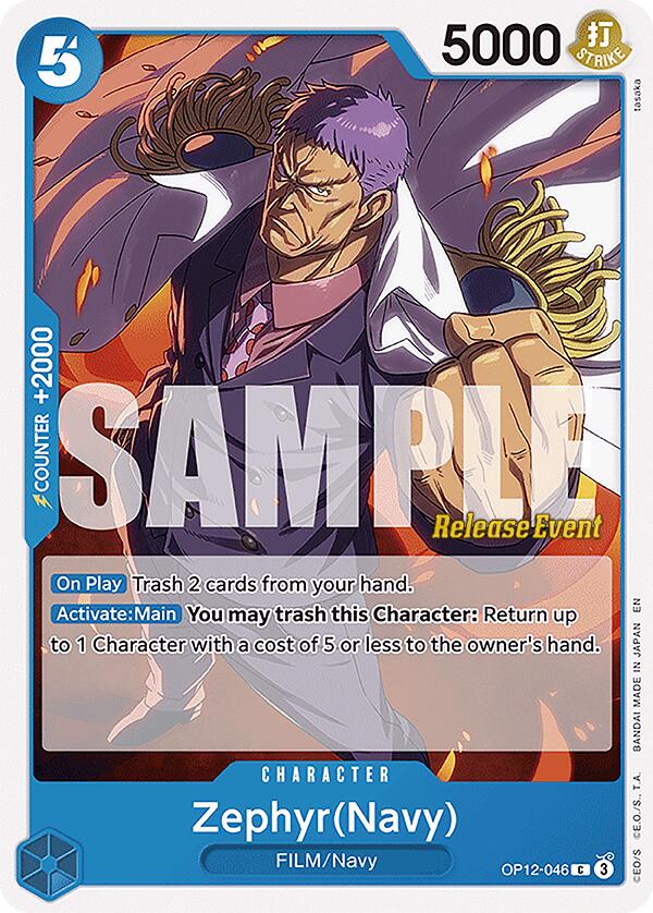 Zephyr(Navy) [Legacy of the Master Release Event Cards] | Good Games Cannington