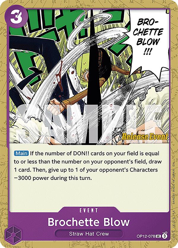 Brochette Blow [Legacy of the Master Release Event Cards] | Good Games Cannington